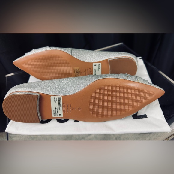 Schultz Silver Glitter Sparkle Pointed Toe Flats Woman’s US 7B New i… - Picture 6 of 8